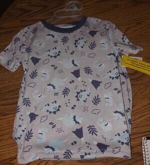 Kidgets Dinosaur Pajama Set NWT size 4 # 105